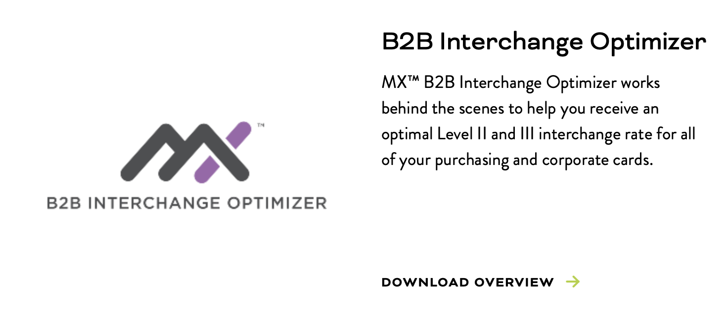 MX B2B Interchange Optimizer